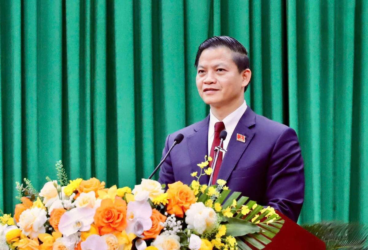 Ông Vương Quốc Tuấn - Chủ tịch UBND tỉnh Thái Nguyên nhiệm kỳ 2026 - 2031. Ảnh: Nguyễn Toán.