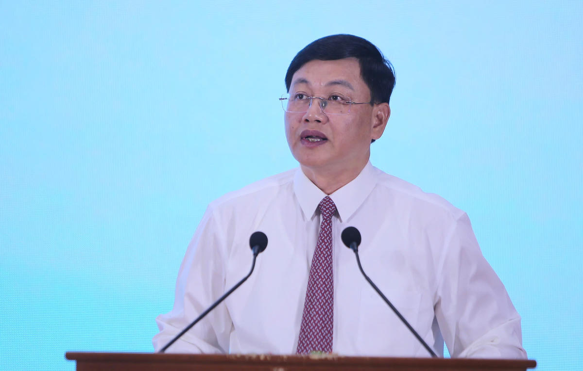 Ông Mai Xuân Liêm, Phó Chủ tịch UBND tỉnh Thanh Hóa phát biểu tại sự kiện. Ảnh: Nguyễn Chung.