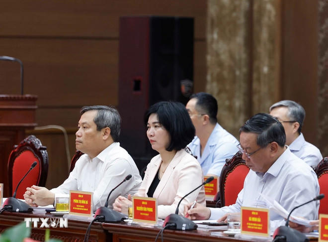 Đại biểu dự Hội nghị. (Ảnh: Thống Nhất/TTXVN).