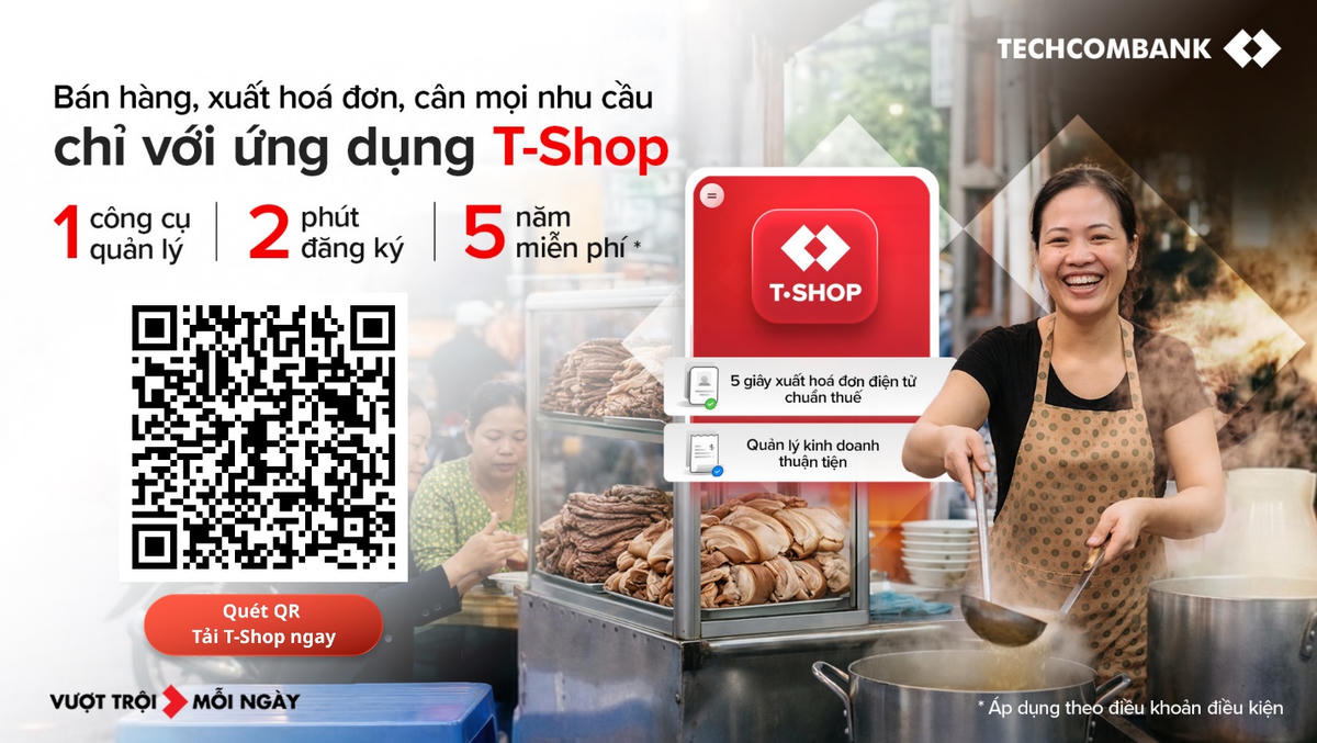 Ngân hàng hiến kế giúp tiểu thương minh bạch dòng tiền, hộ kinh doanh rộng cửa vay vốn