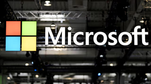 Logo Microsoft tại Hanover, Đức. Nguồn: Reuters.