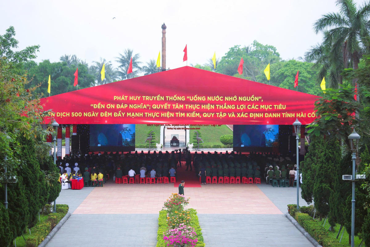 Phát động Chiến dịch 500 ngày đêm tìm kiếm, quy tập và xác minh danh tính hài cốt liệt sĩ