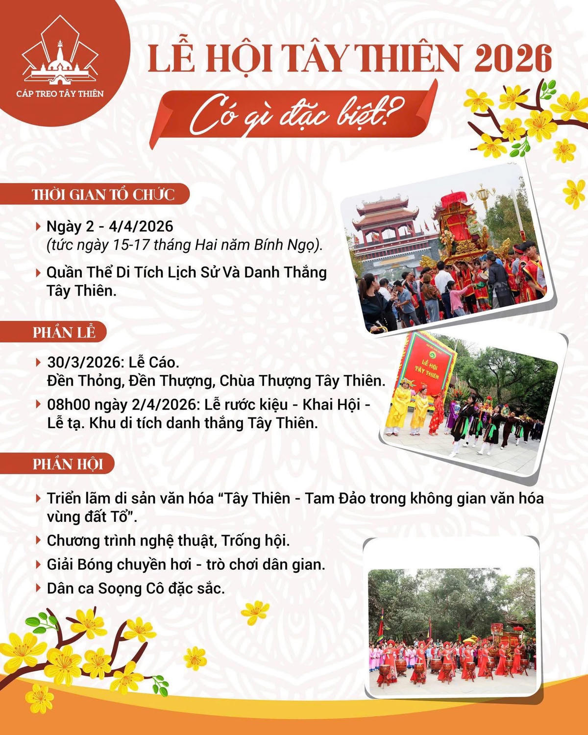 Khai hội Tây Thiên, nơi Phật giáo và Tín ngưỡng thờ Mẫu hòa quyện