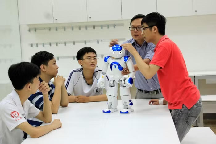 Sinh viên Trường Đại học Khoa học tự nhiên (Đại học Quốc gia TPHCM) trong một buổi học. Ảnh: website nhà trường.