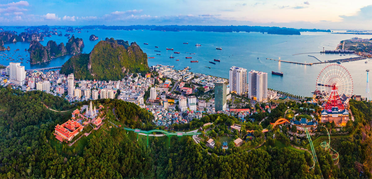 Một góc đô thị Quảng Ninh.