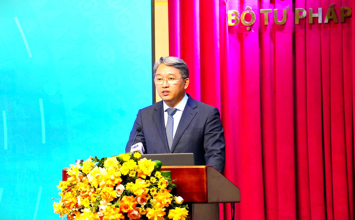 Bộ trưởng Bộ Tư pháp Nguyễn Hải Ninh.