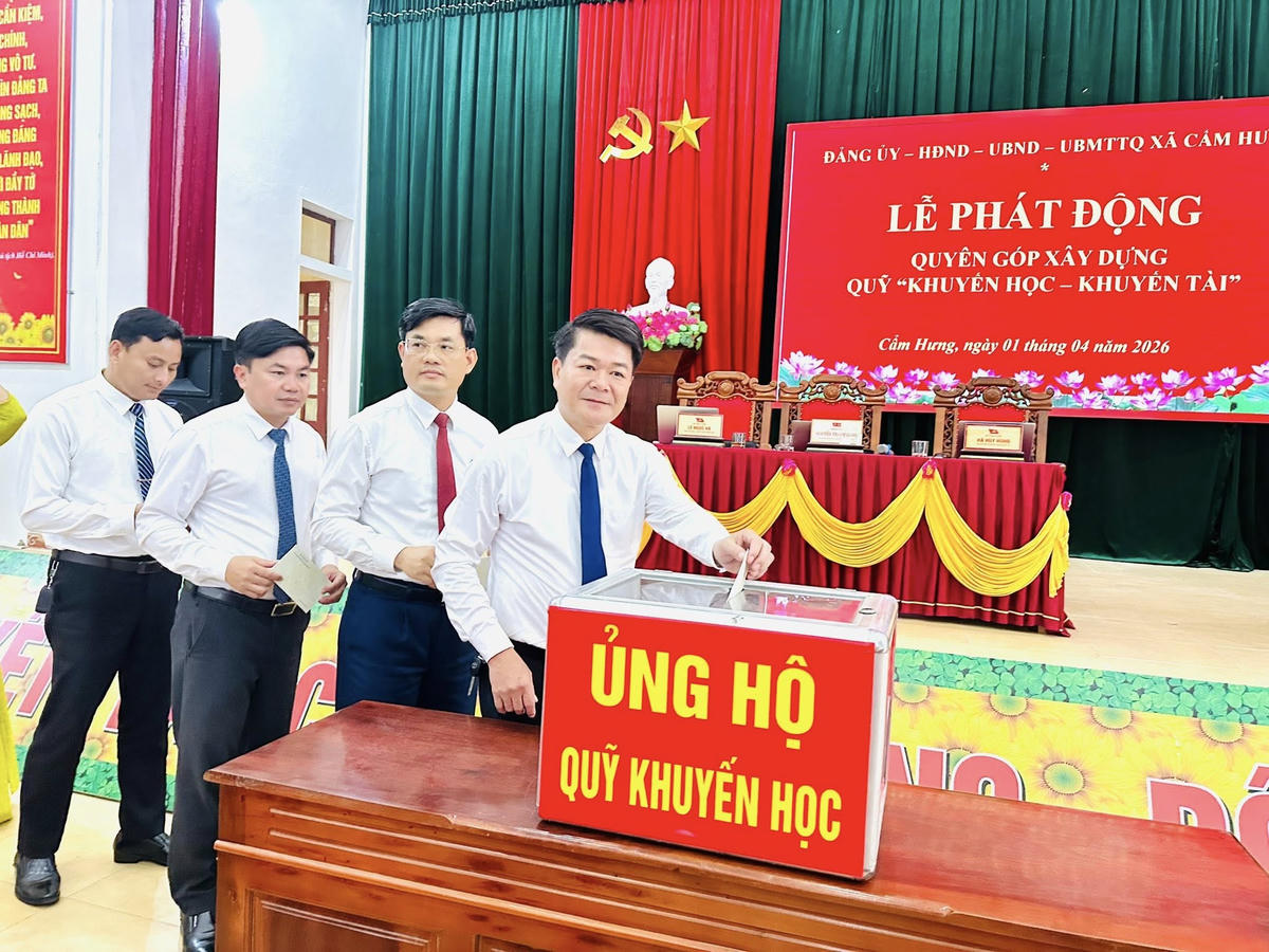 Xã Cẩm Hưng đẩy mạnh sự đồng thuận để tạo nên sức mạnh đại đoàn kết. Ảnh: CH.&nbsp;
