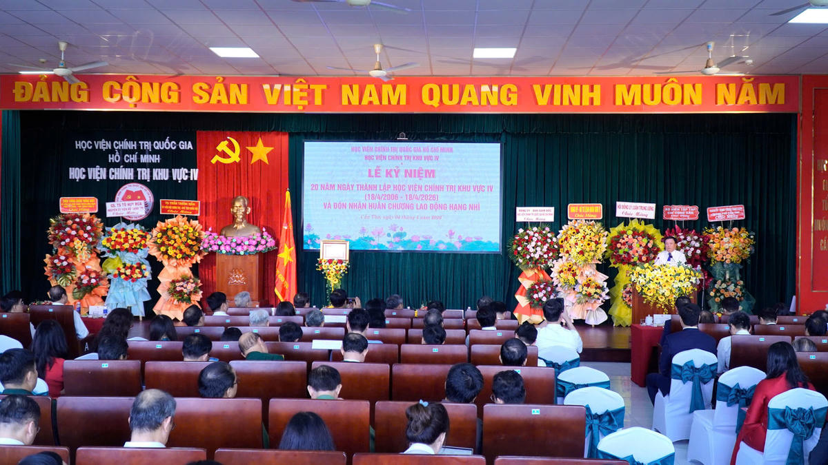 Quang cảnh buổi lễ. Ảnh: Trung Kiên.