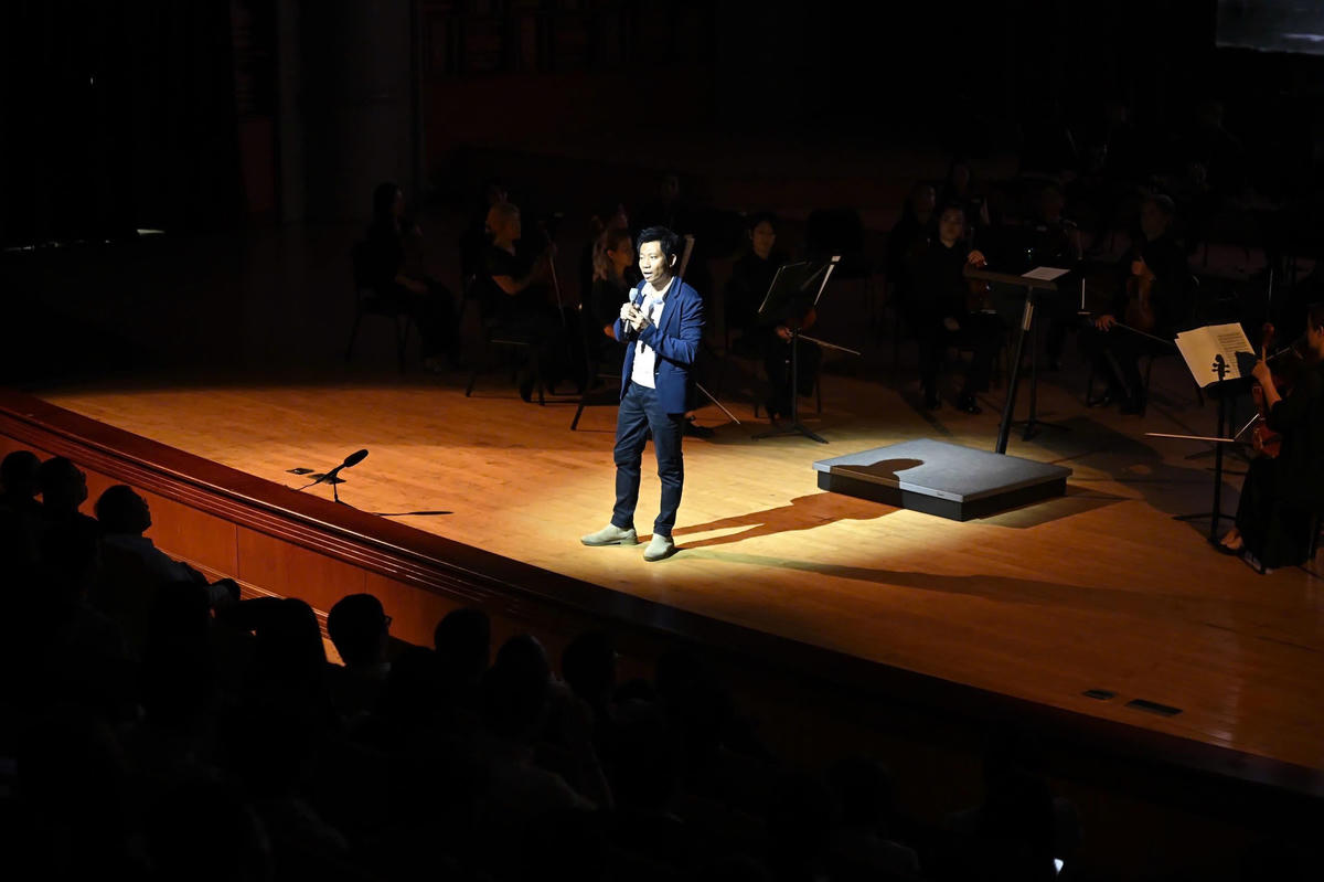    KTS Hoàng Vũ Lân  chia sẻ tại chương trình.