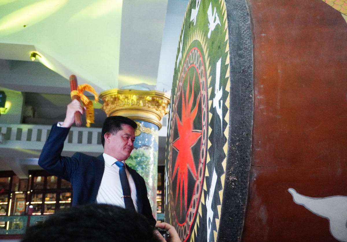 Trang nghiêm nghi lễ tại Lễ hội Quán Thế Âm Ngũ Hành Sơn Đà Nẵng