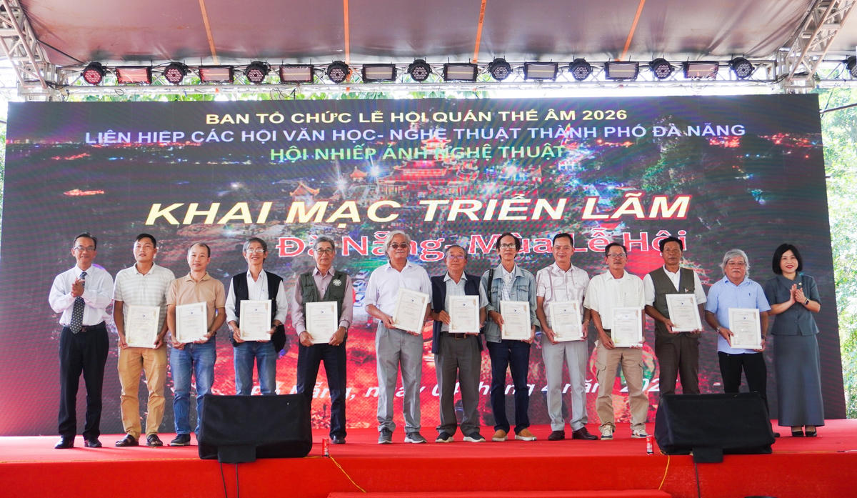 Trang nghiêm nghi lễ tại Lễ hội Quán Thế Âm Ngũ Hành Sơn Đà Nẵng