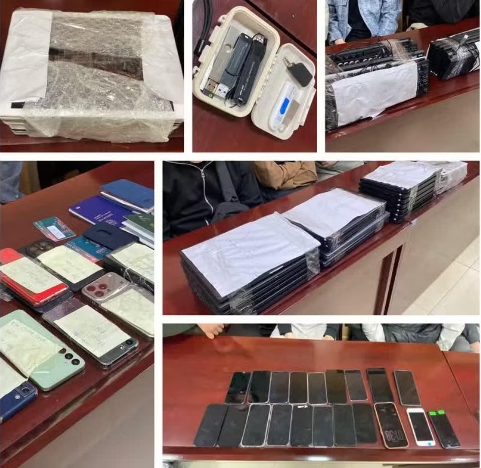 Tang vật vụ án. Ảnh: Cơ quan công an