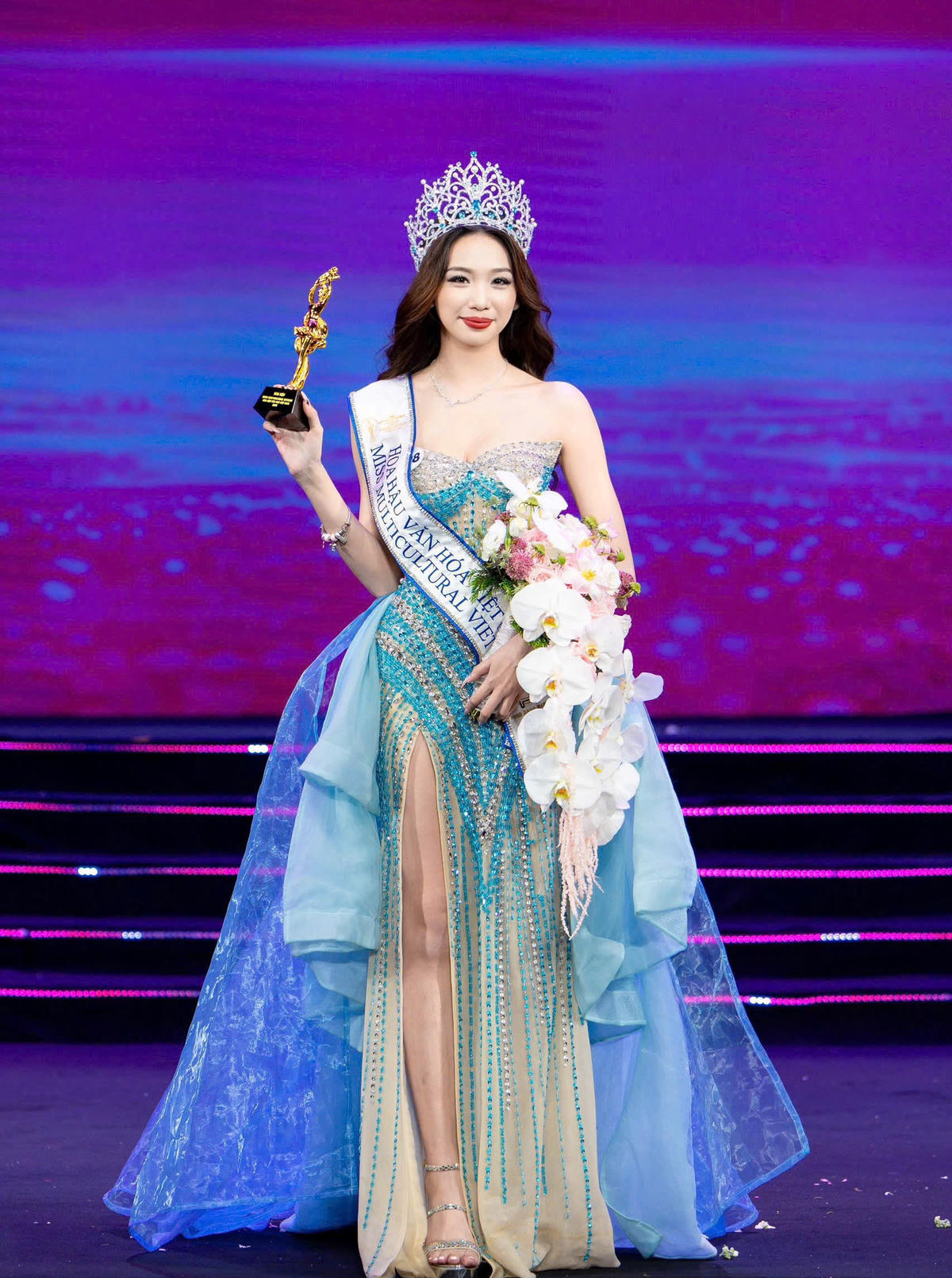 Hoa hậu Văn hóa Việt Nam 2026 Nguyễn Trần Hà Linh sẽ&nbsp;đại diện Việt Nam tham dự cuộc thi Hoa hậu Đa Văn hóa Thế giới 2026 (Miss Multicultural World 2026). Ảnh: BTC.