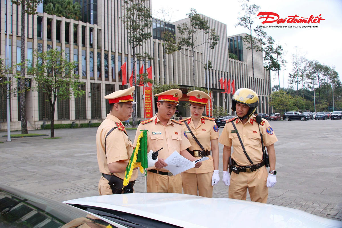 CSGT Hà Nội triển khai phương án bảo đảm TTATGT phục vụ Kỳ họp lần thứ nhất, Quốc hội khóa XVI
