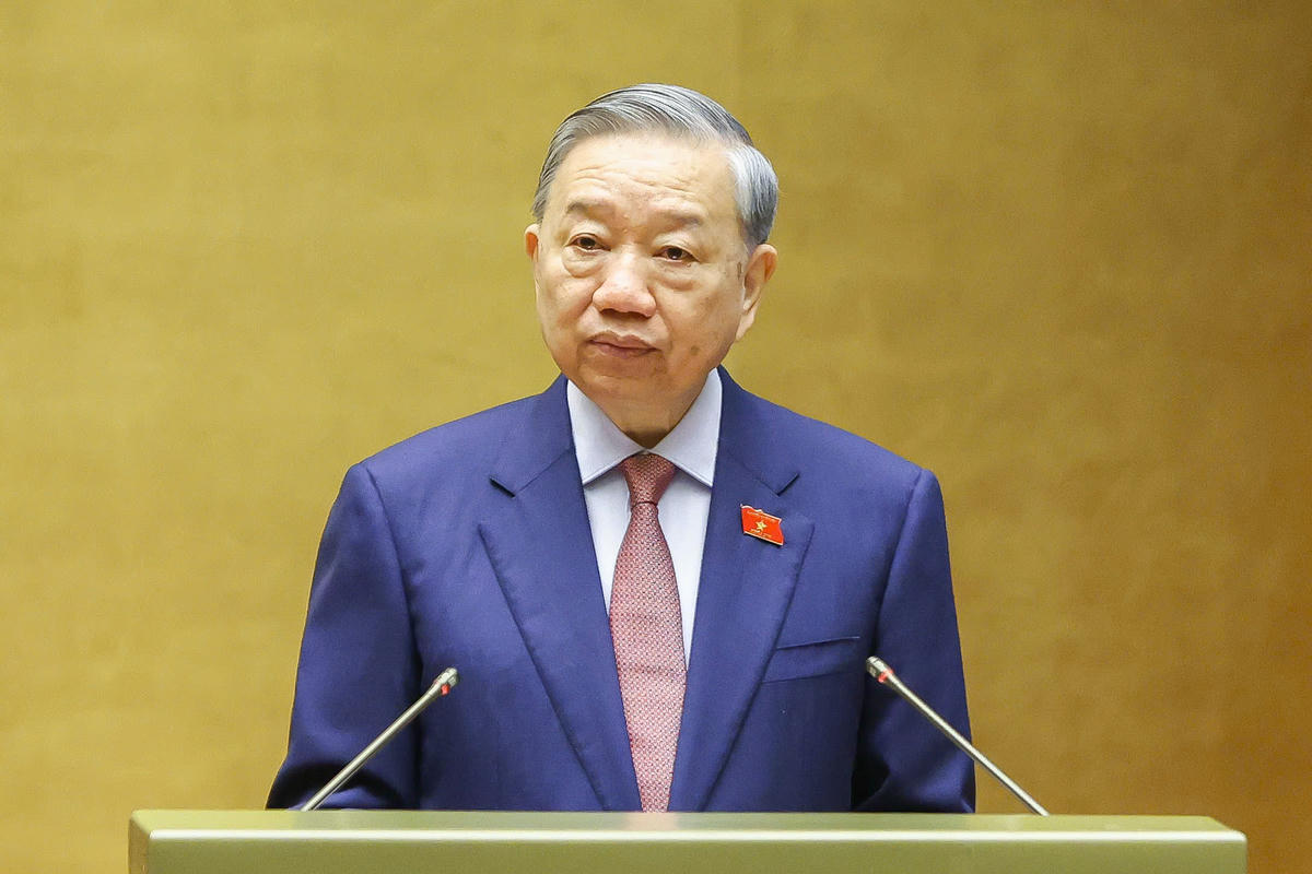 Tổng Bí thư Tô Lâm phát biểu tại phiên khai mạc Kỳ họp thứ Nhất, Quốc hội khóa XVI.