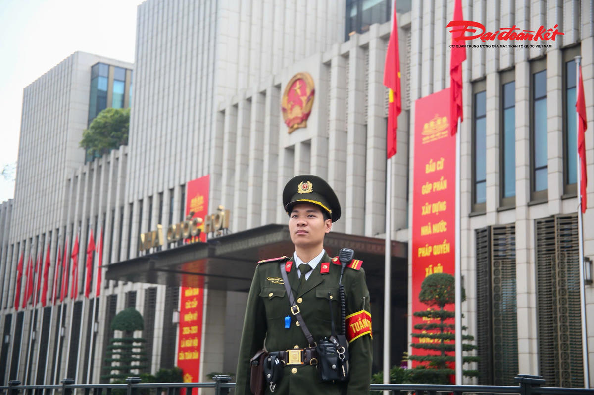 CSGT Hà Nội triển khai phương án bảo đảm TTATGT phục vụ Kỳ họp lần thứ nhất, Quốc hội khóa XVI