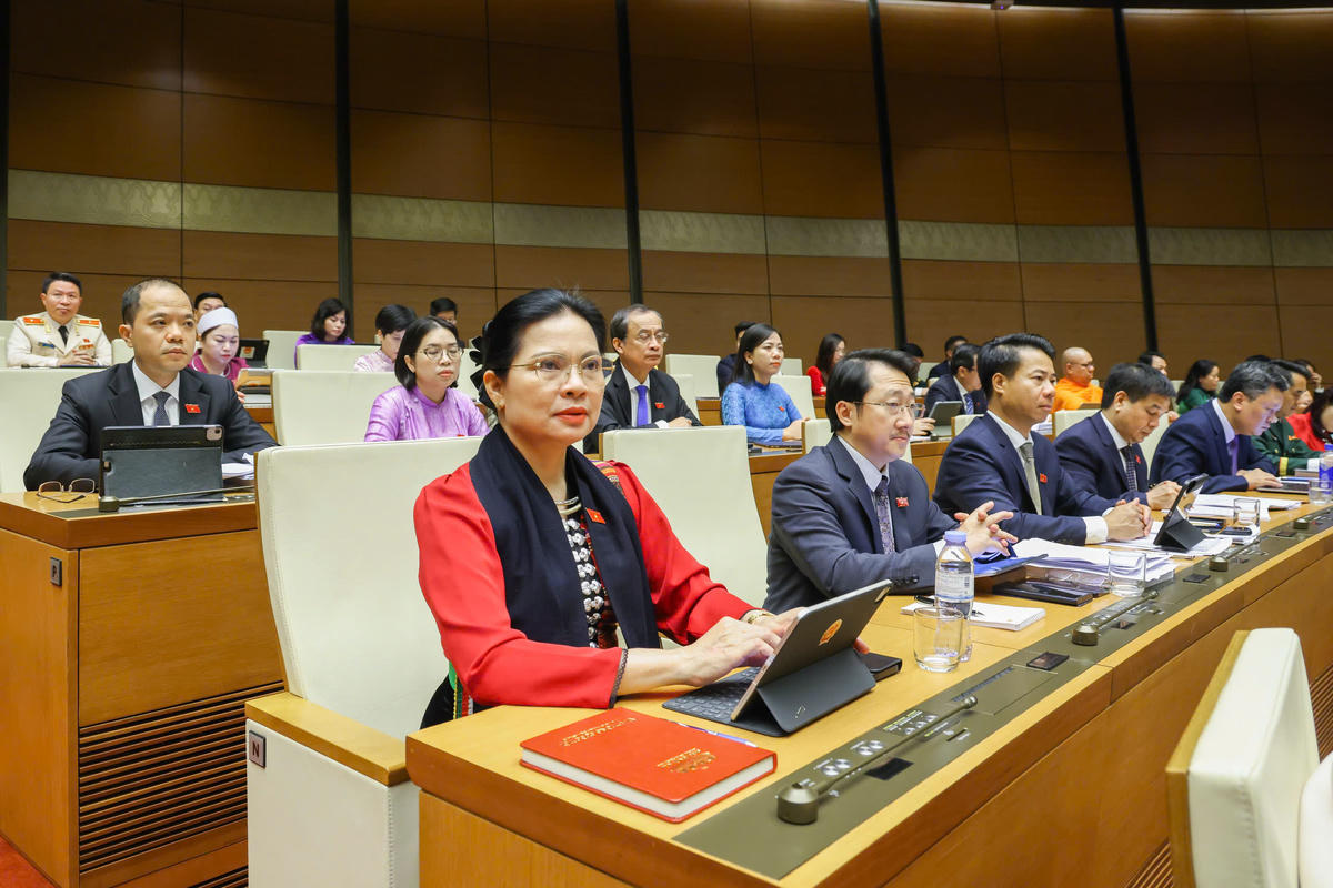 Các đại biểu dự phiên khai mạc Kỳ họp thứ Nhất, Quốc hội khóa XVI. Ảnh: Quang Vinh