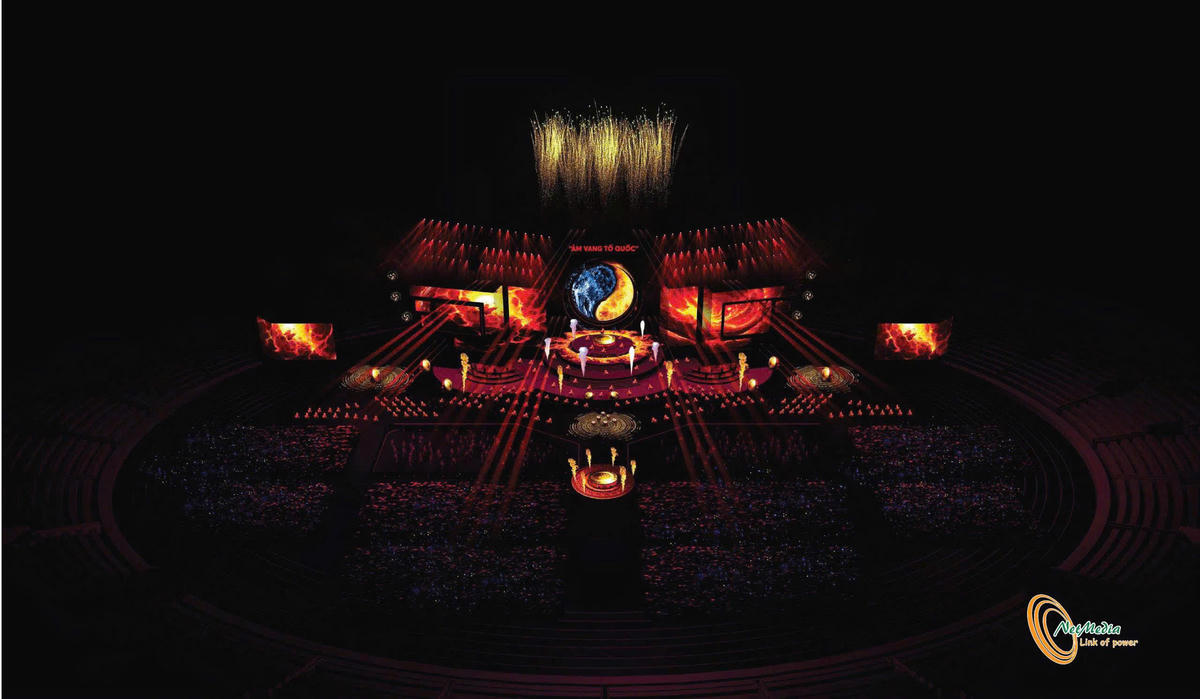 Phối cảnh sân khấu của chương trình (Ảnh: BTC)