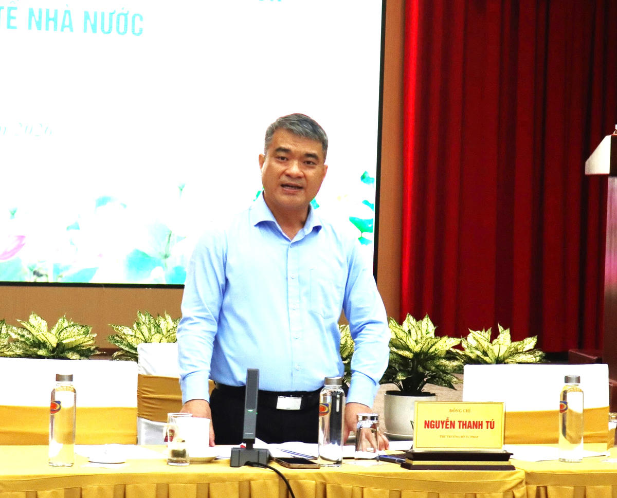 Thứ trưởng Bộ Tư pháp Nguyễn Thanh Tú.