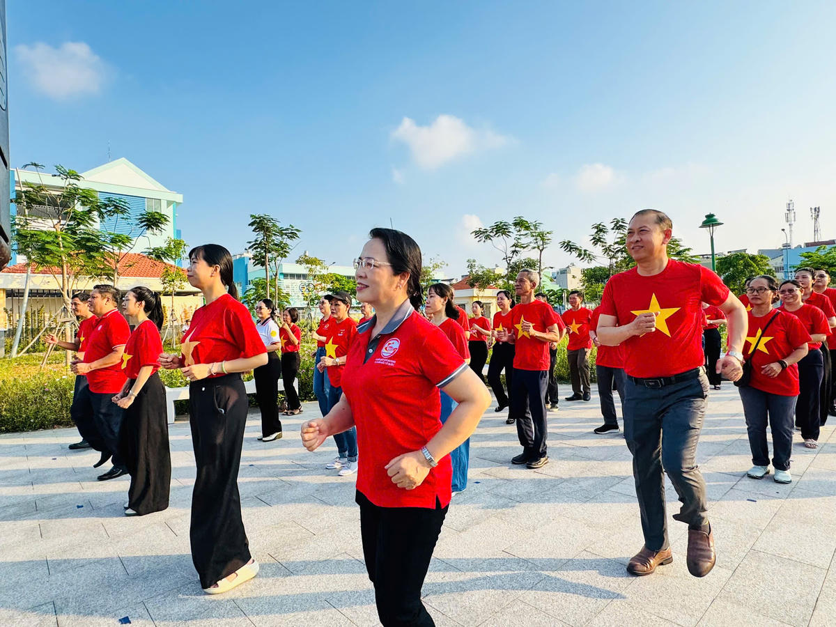TP Hồ Chí Minh: Thể dục đồng diễn hưởng ứng Ngày sức khoẻ toàn dân năm 2026