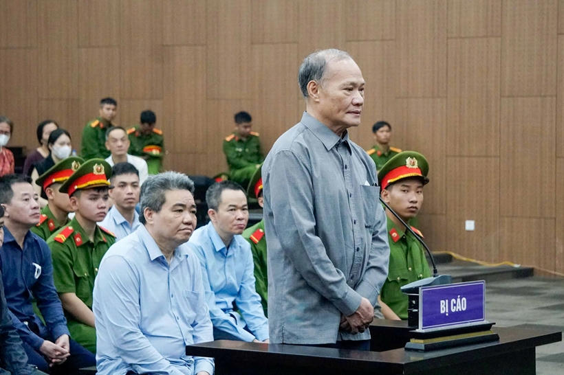 Bị cáo Hoàng Văn Thắng, cựu Thứ trưởng Bộ NN&PTNT cũ tại tòa.