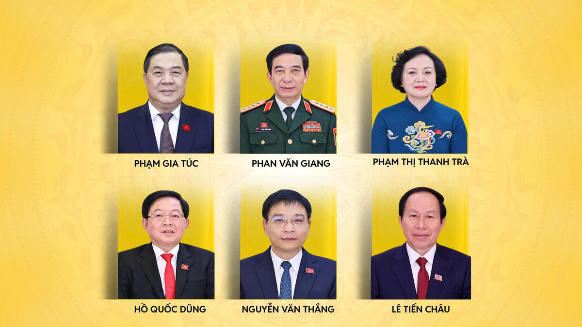 Các Phó Thủ tướng Chính phủ nhiệm kỳ 2026-2031 (Ảnh: Ngô Hùng)