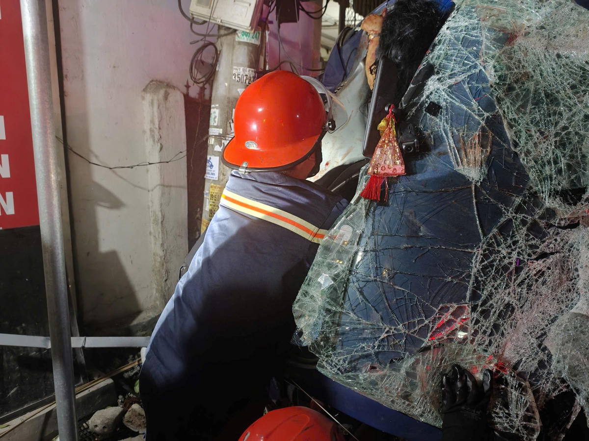 Hiện trường vụ cứu nạn. Ảnh: CATP.