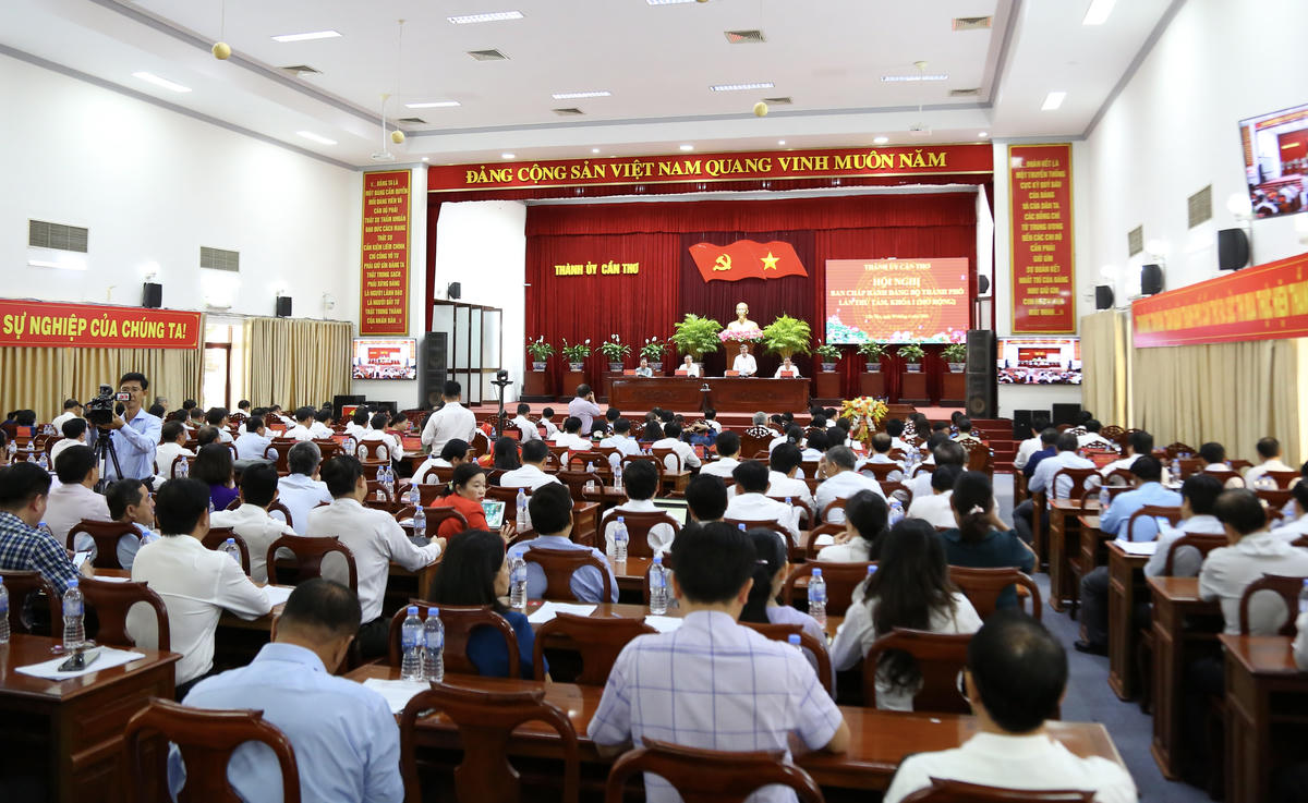 Quang cảnh hội nghị. Ảnh: Thanh Tiến