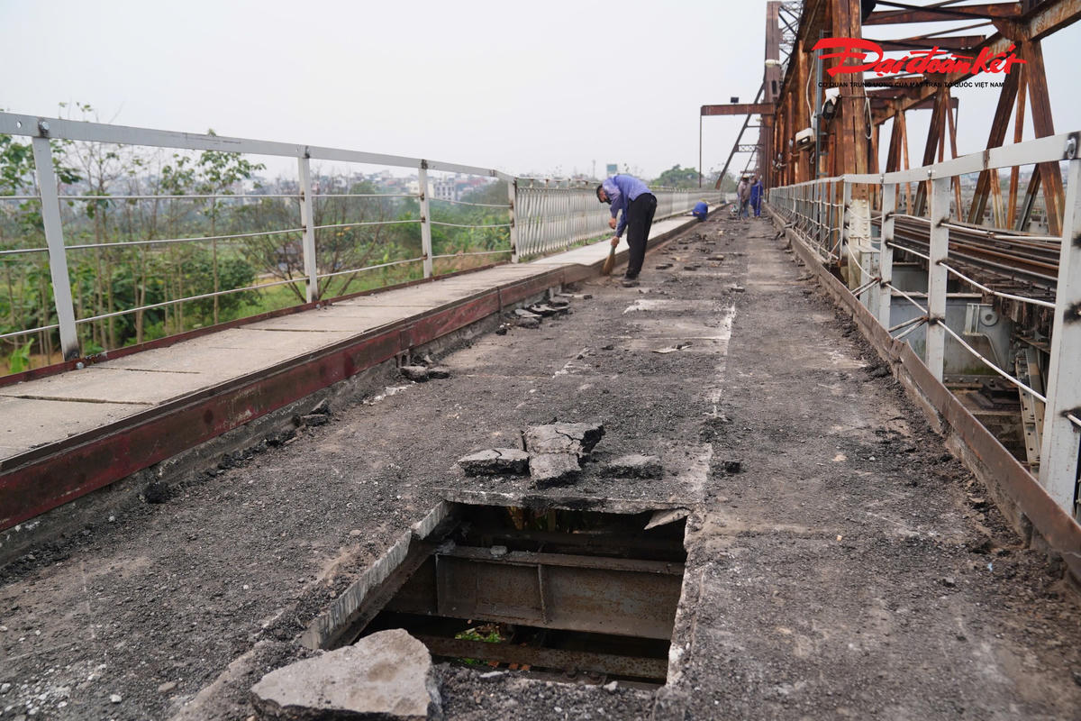 Công trường cầu Long Biên: Chạy nước rút hồi sinh biểu tượng trăm năm