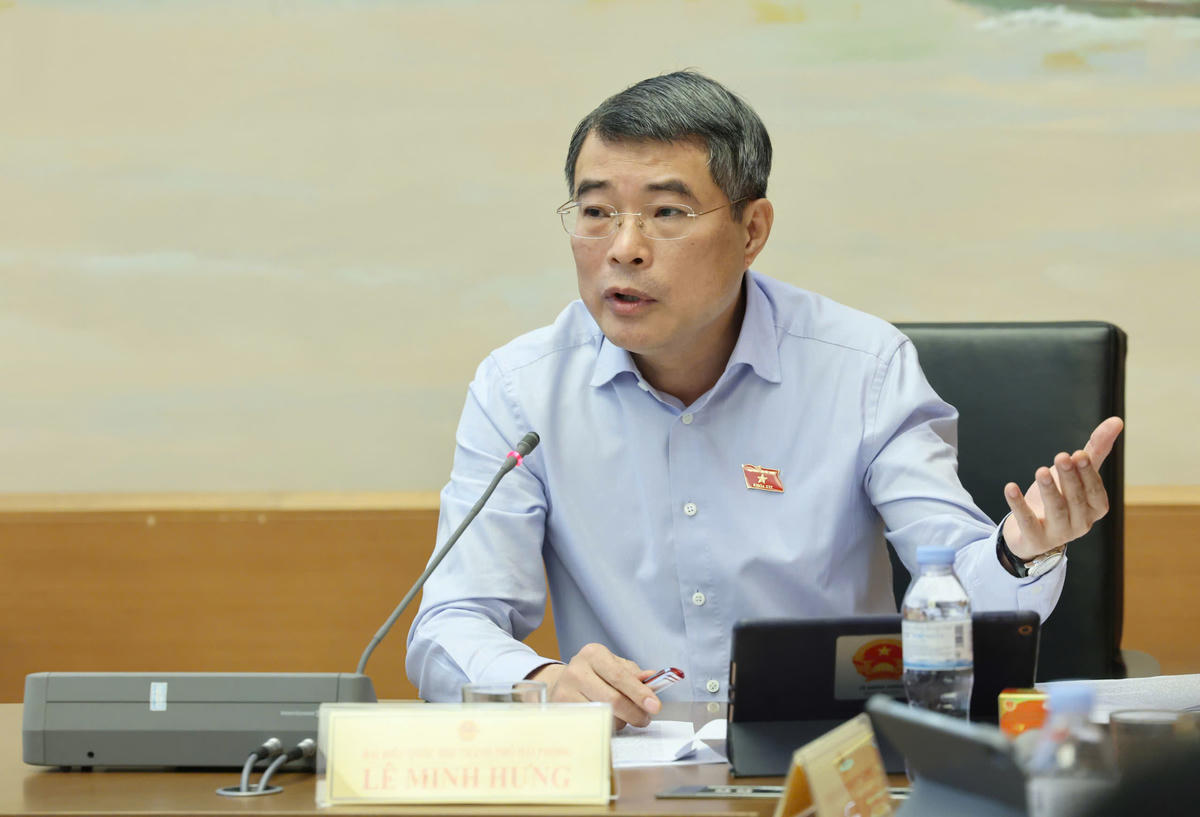 Thủ tướng Chính phủ Lê Minh Hưng phát biểu tại Tổ (Ảnh: Quang Vinh)