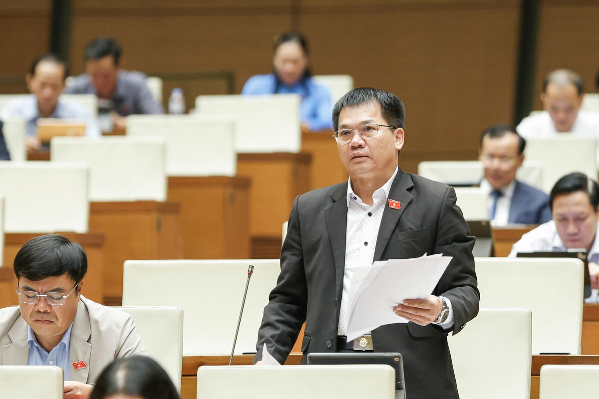 Ông Dương Khắc Mai phát biểu (Ảnh: Quang Vinh)