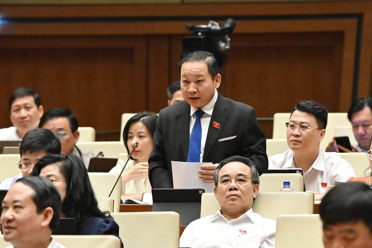 Ông Tráng A Dương phát biểu