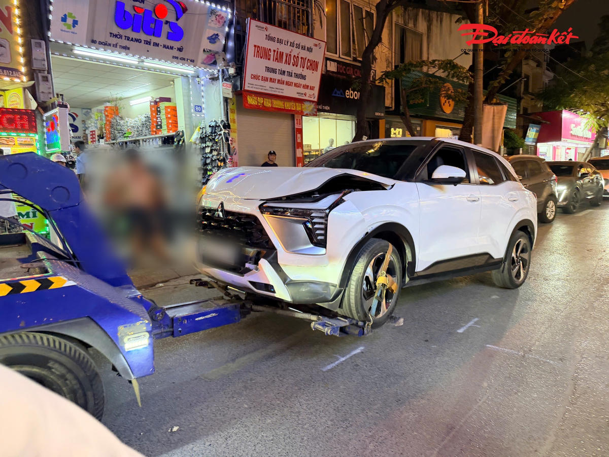 Hình ảnh xe ô tô bị hư hỏng sau tai nạn.