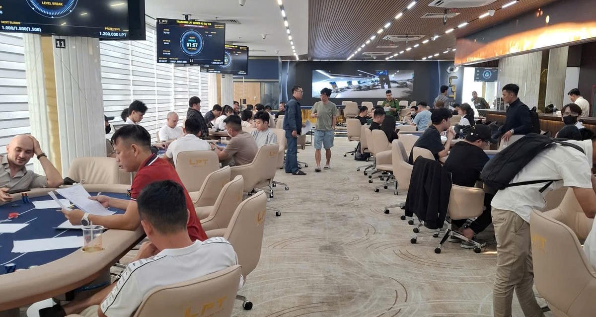 Khách sạn nơi phát hiện tụ điểm đánh bạc trái phép. Ảnh: CV.