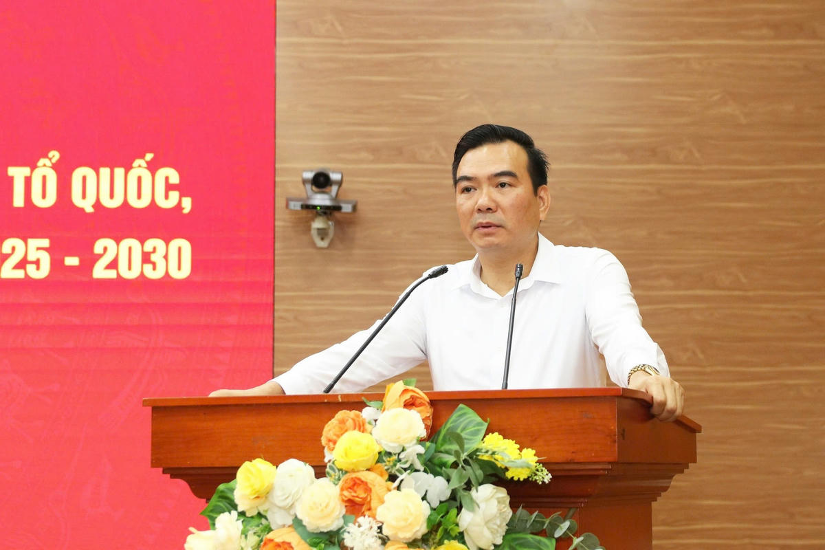 TS. Nguyễn Minh Chung,&nbsp;Ủy viên Ban Thường vụ, Trưởng ban Tuyên giáo và Dân vậnĐảng ủy Mặt trận Tổ quốc, các đoàn thể Trung ương.