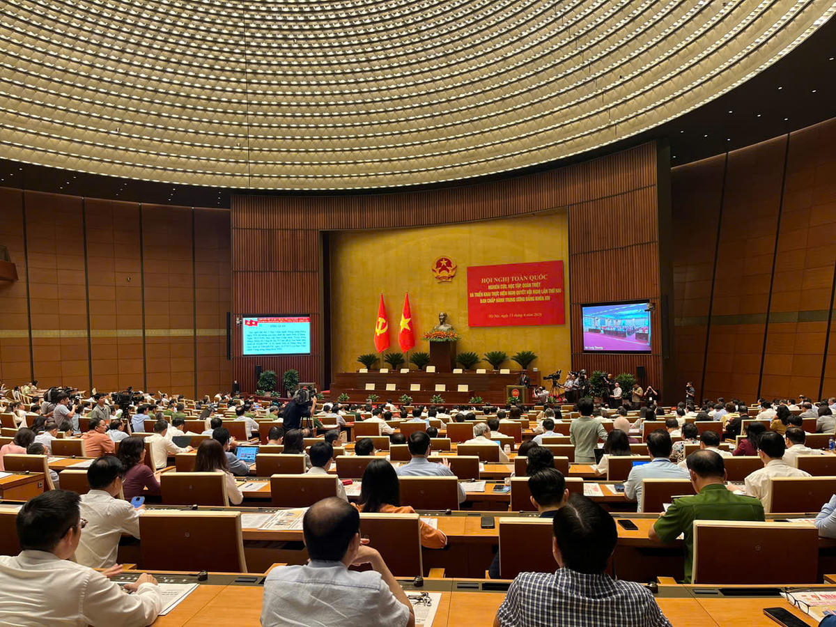 2,2 triệu đại biểu dự Hội nghị học tập triển khai thực hiện Nghị quyết Trung ương hai, khoá XIV