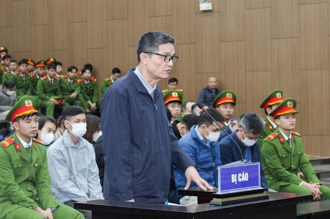 Bị cáo Nguyễn Thanh Phong, cựu Cục trưởng Cục An toàn thực phẩm.