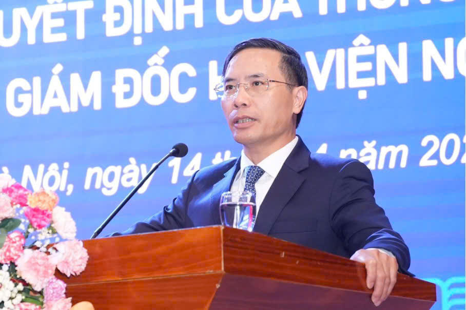 Thống đốc Ngân hàng Nhà nước Việt Nam Phạm Đức Ấn phát biểu tại hội nghị.