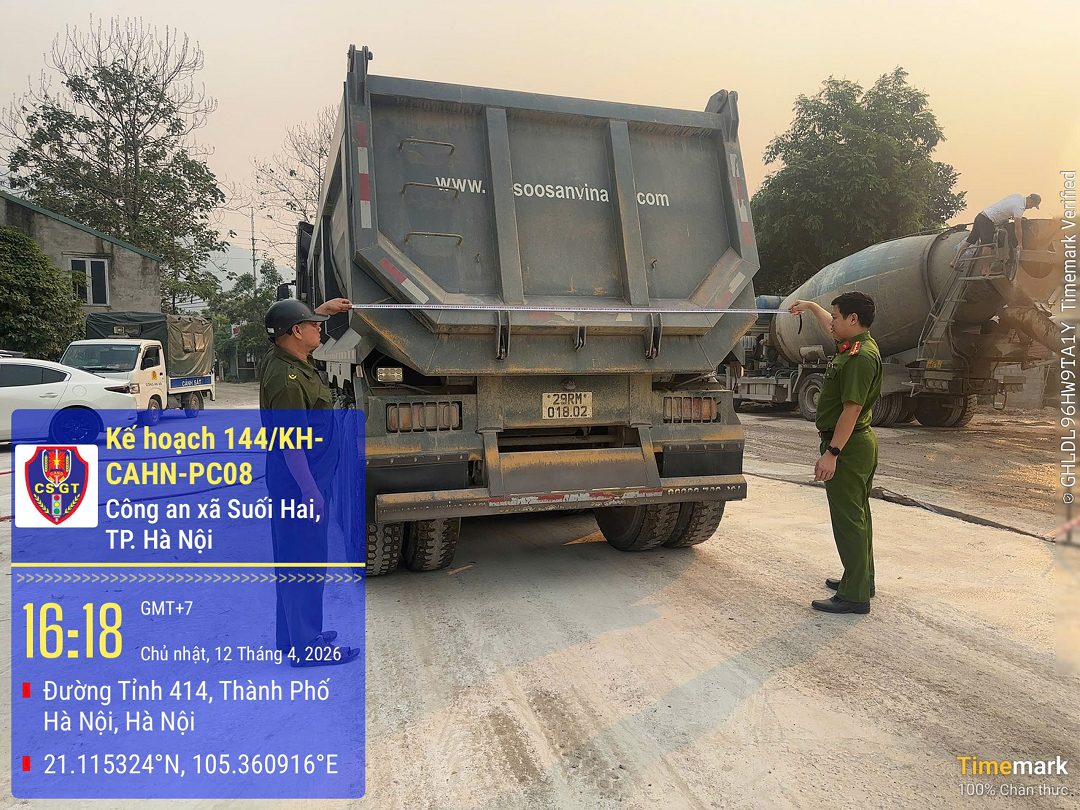 Công an TP Hà Nội: Tăng cường rà soát phương tiện ô tô tải, xe sơ mi rơ moóc