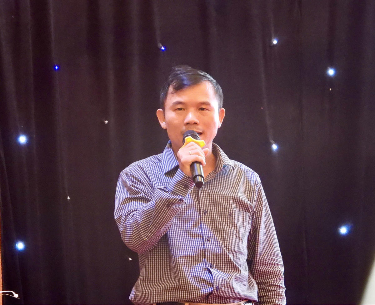 Ông Nguyễn Hắc Hiển, Chi Cục Trưởng, Chi Cục Trồng trọt và Bảo Vệ thực vật Đắk Lắk phát biểu.