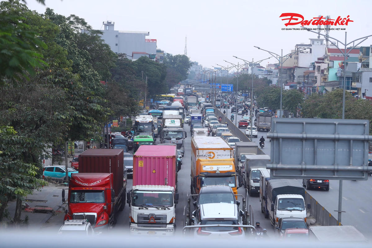 Hình ảnh tuyến đường cửa ngõ phía Nam Thủ đô.
