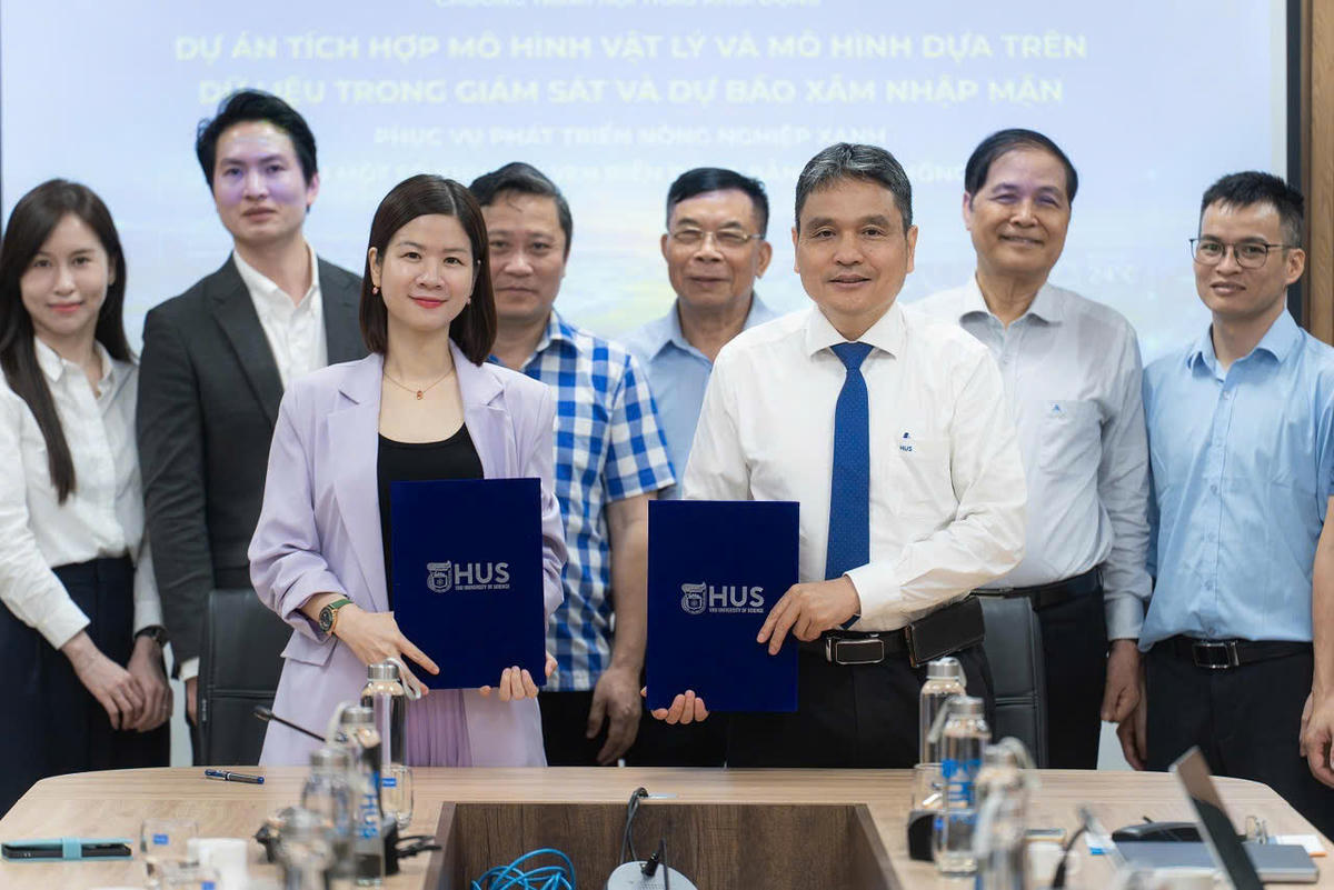 Quỹ VinFuture và Trường ĐH Khoa học Tự nhiên - ĐH Quốc gia Hà Nội chính thức công bố hợp tác triển khai Dự án.