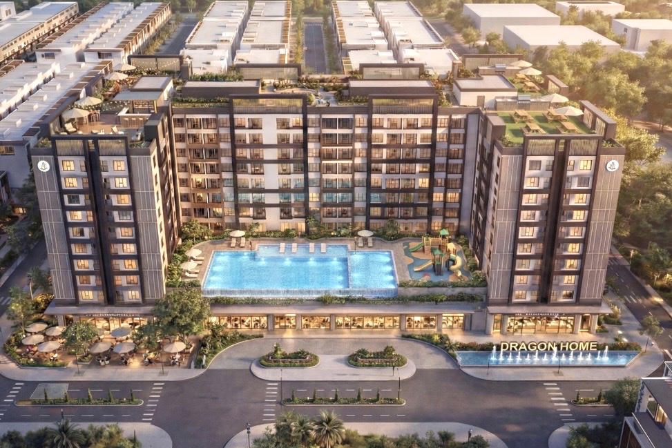 Dragon Home được kỳ vọng sẽ là sản phẩm góp phần giải quyết bài toán hụt nguồn cung ở thực, đa tiện ích tại Mỹ Hạnh, Tây Ninh (Đức Hòa cũ). Ảnh: Thanh Thủy