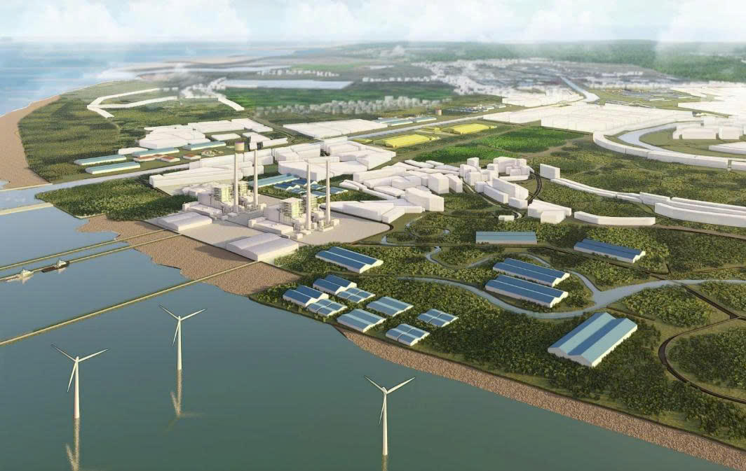 Phối cảnh&nbsp;Khu kinh tế Định An.