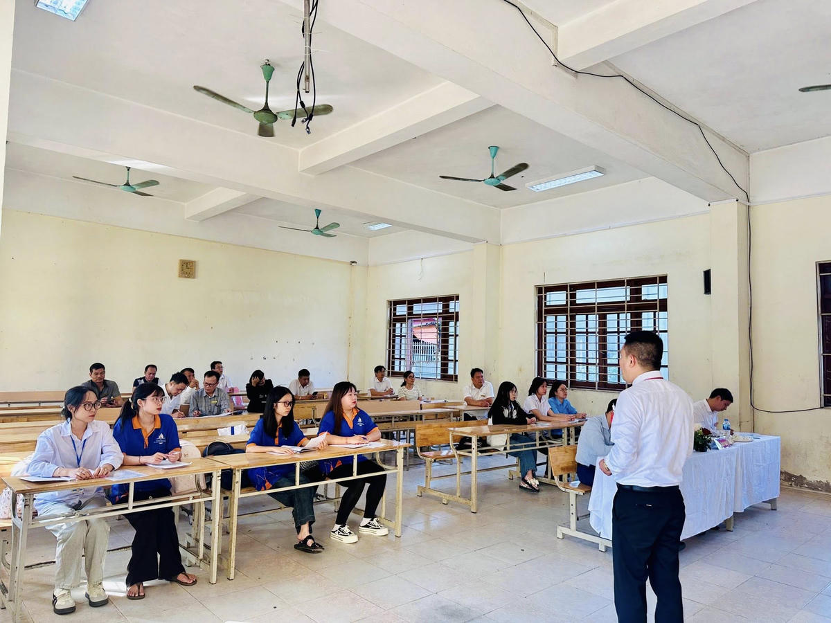 Giờ học của thầy trò trường Cao đẳng du lịch Công thương (ảnh TL)