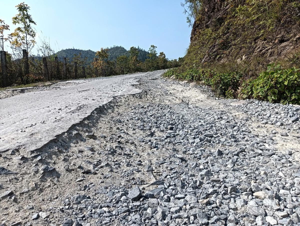 Những "sống trâu" hiện rõ. Ảnh: Ngô Hùng.