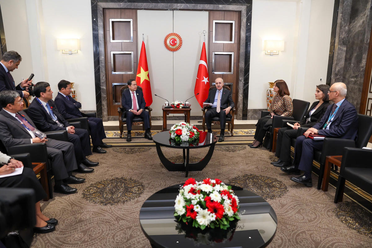 Quang cảnh cuộc hội kiến. Ảnh: Phạm Thắng