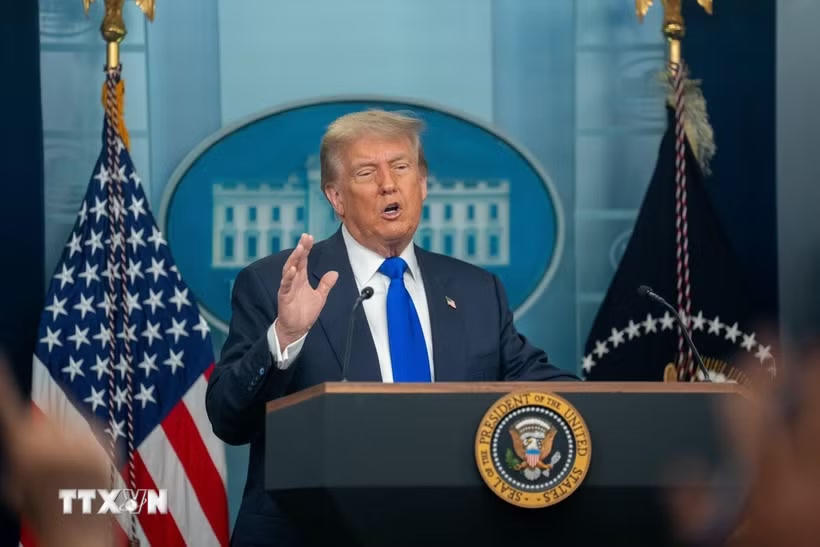 Tổng thống Mỹ Donald Trump. (Ảnh: THX/TTXVN).