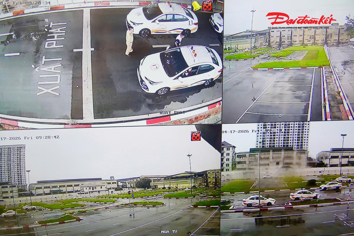 Hà Nội ứng dụng công nghệ để ngăn gian lận trong sát hạch lái xe