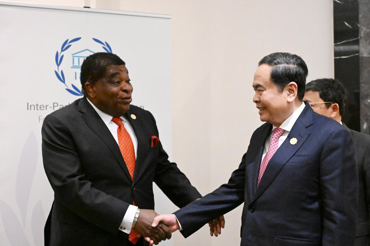 Chủ tịch Quốc hội Trần Thanh Mẫn gặp Tổng Thư ký IPU Martin Chungong